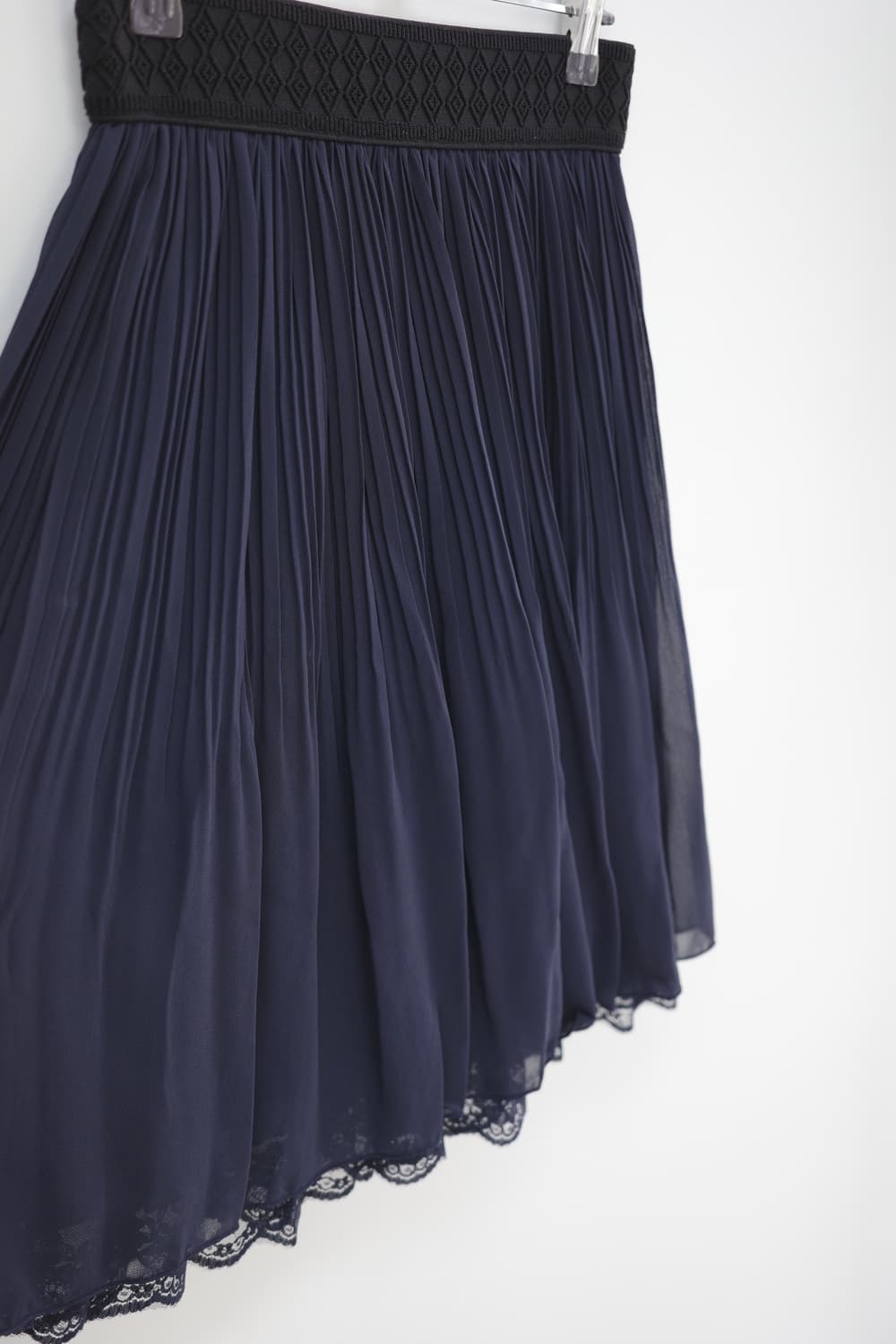 Clos shi navy flare lovely Skirt 상품이미지4