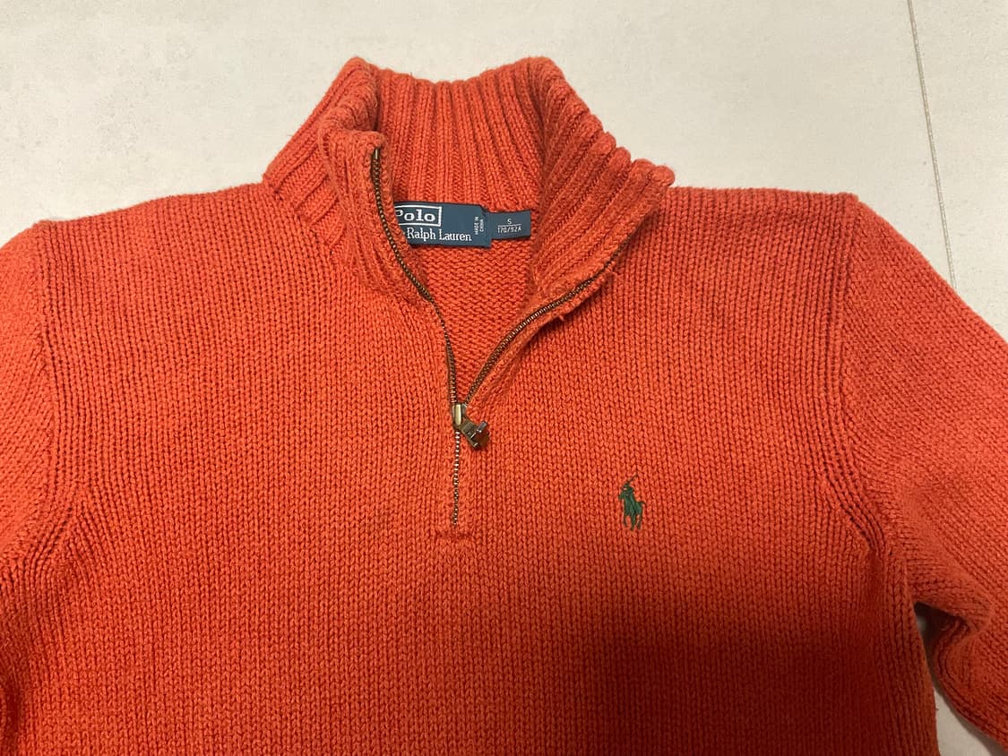 Polo 니트 반집업 상품이미지2