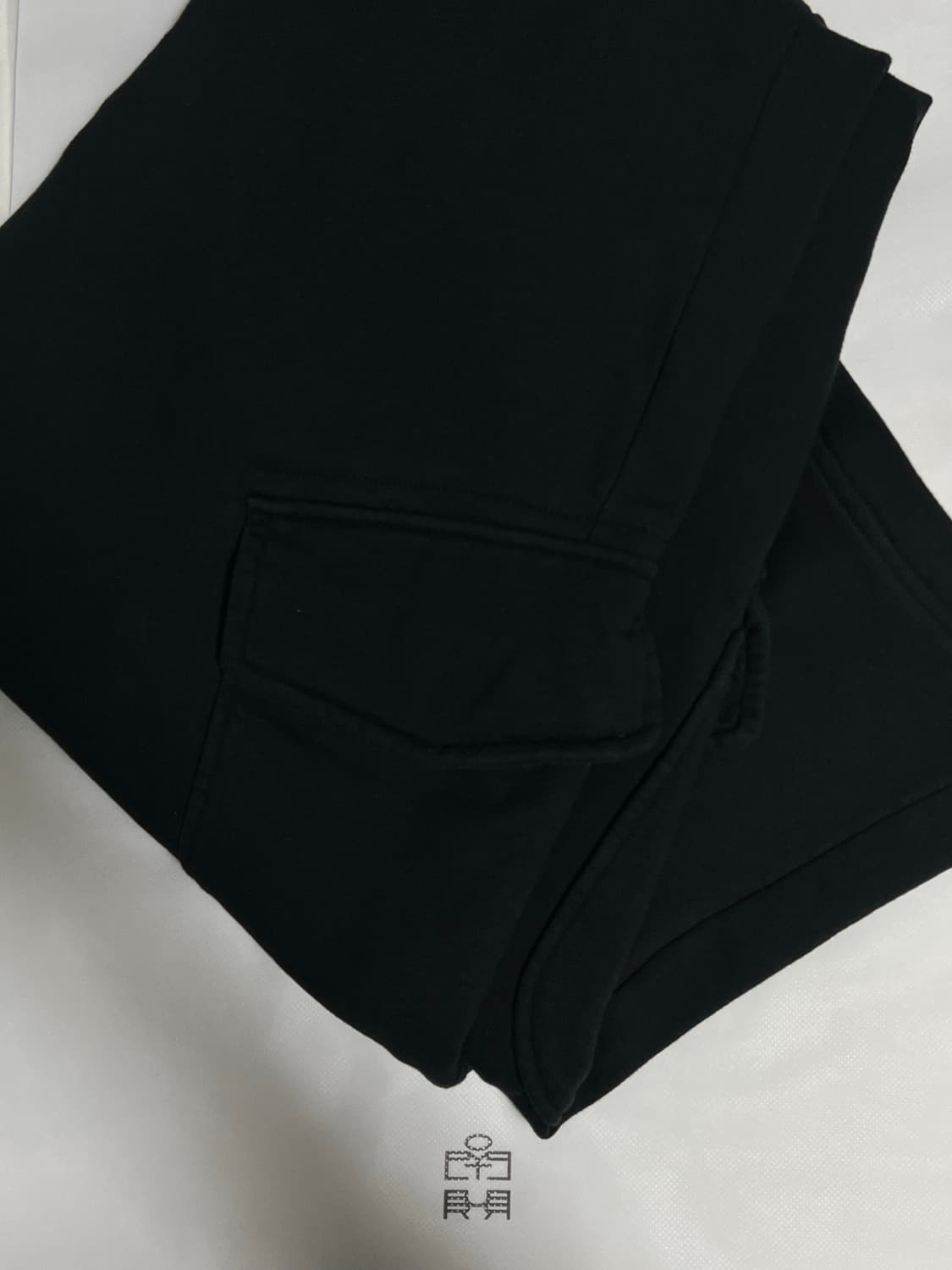 폴리테루 휴먼인덱스 휴먼 카고 스웻 팬츠 블랙 2사 상품이미지2