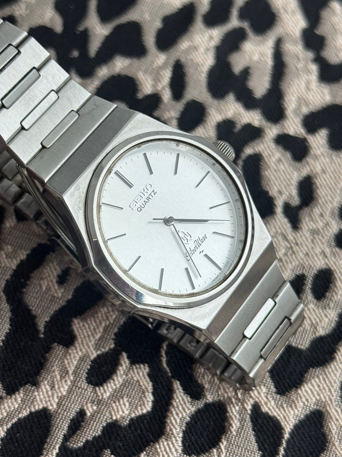 80s 빈티지 세이코 실버웨이브 쿼츠 상품이미지5