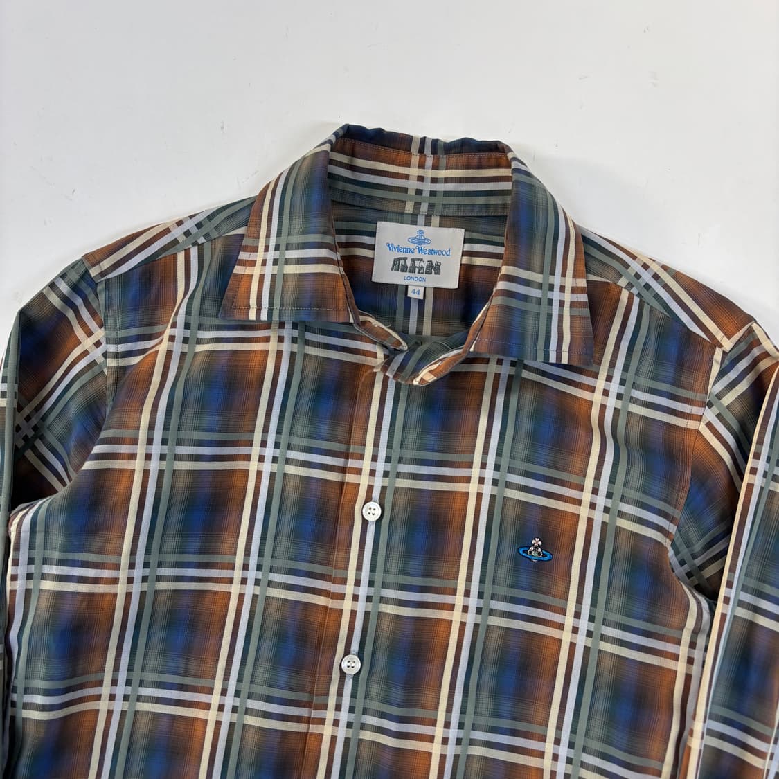 비비안 웨스트우드 체크 셔츠 상품이미지5