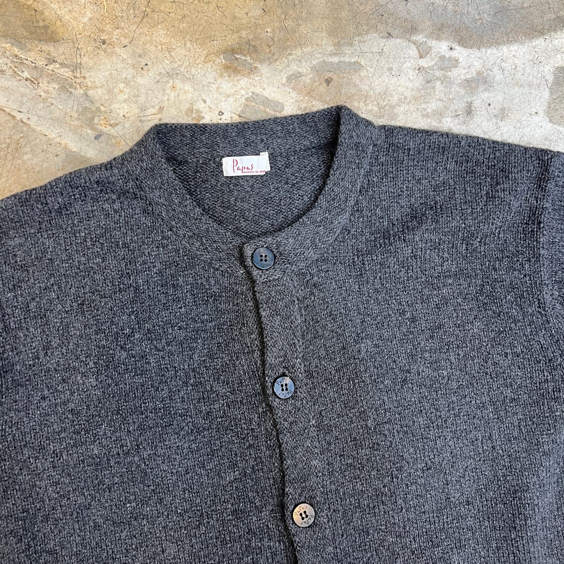 Papas 울 오버핏 가디건 상품이미지2