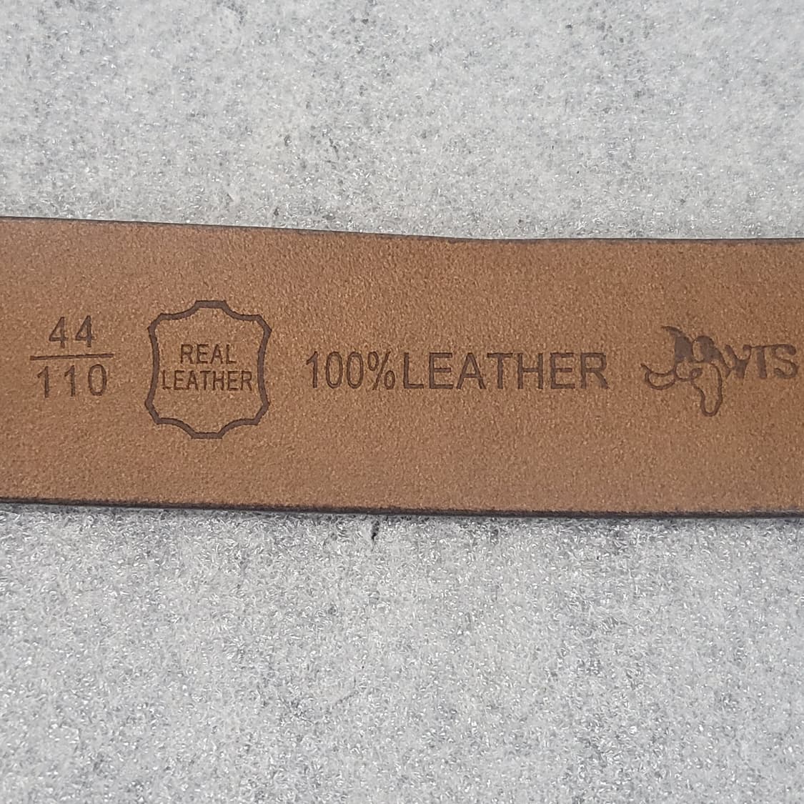 Davis 검정 100%레더 가죽 벨트 총106cm 상품이미지5