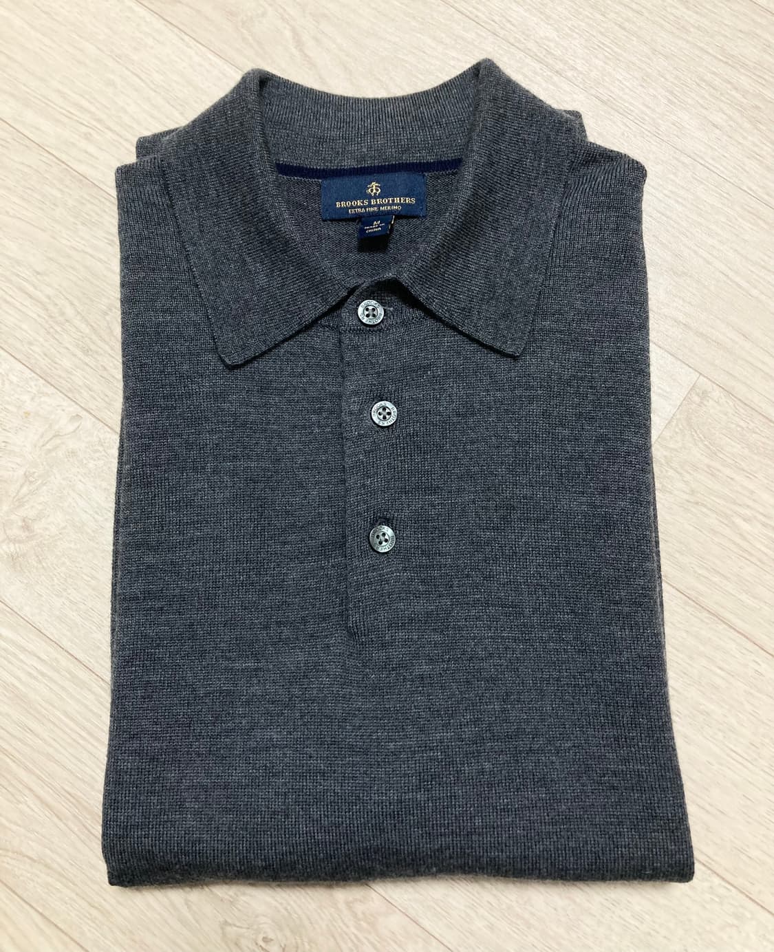 브룩스브라더스 울 카라 니트 M(100) 판매 상품이미지1