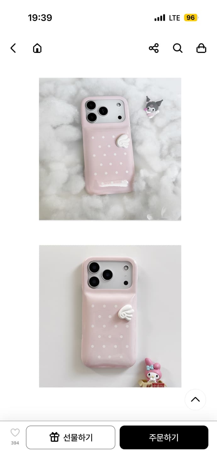 아이폰17프로 르로마린 도트 날개 케이스 상품이미지4