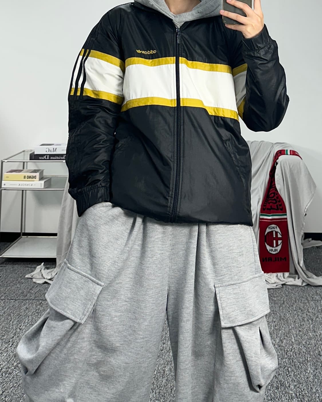 아디다스 00s 베켄바우어 골드 바람막이 100 상품이미지3