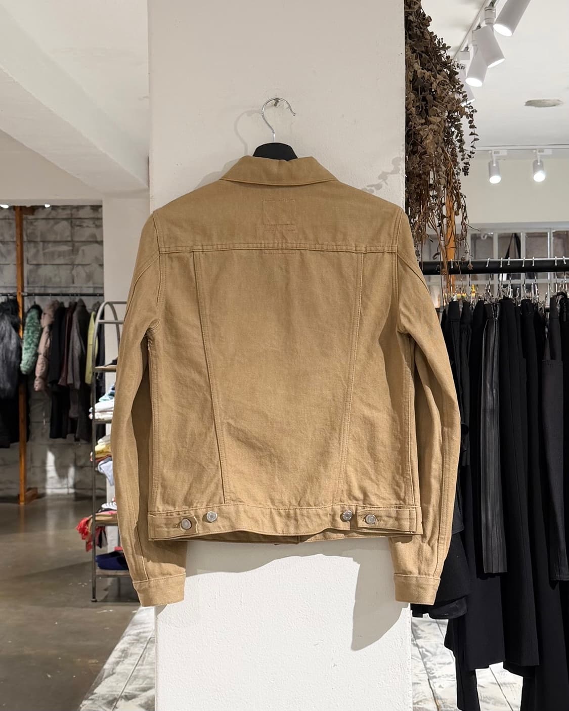 헬무드랭 베이지 데님 클래식 로우 트리거 자켓 상품이미지6