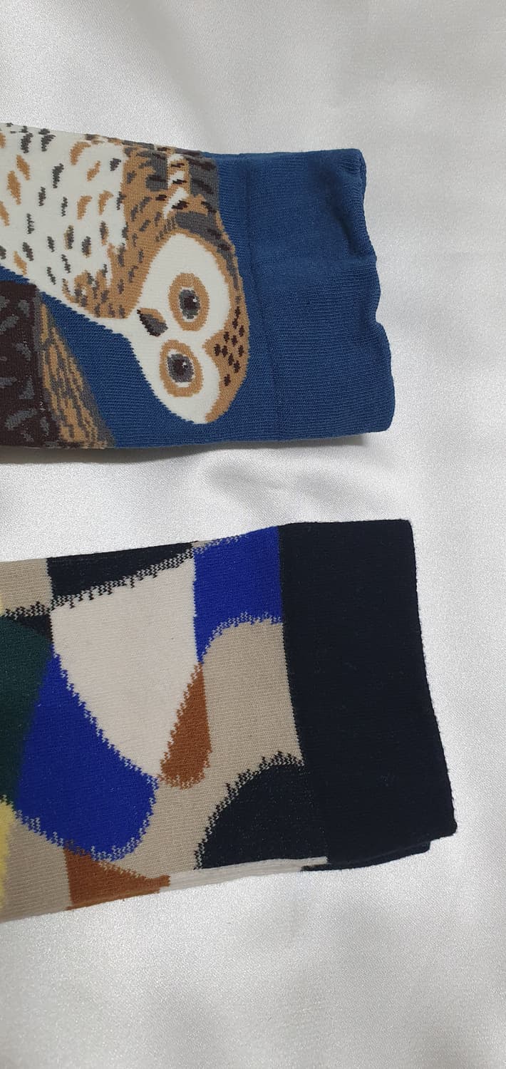 블루 그린 그레이 살구 부엉이 Bonne Maison 본메종 양말  상품이미지7