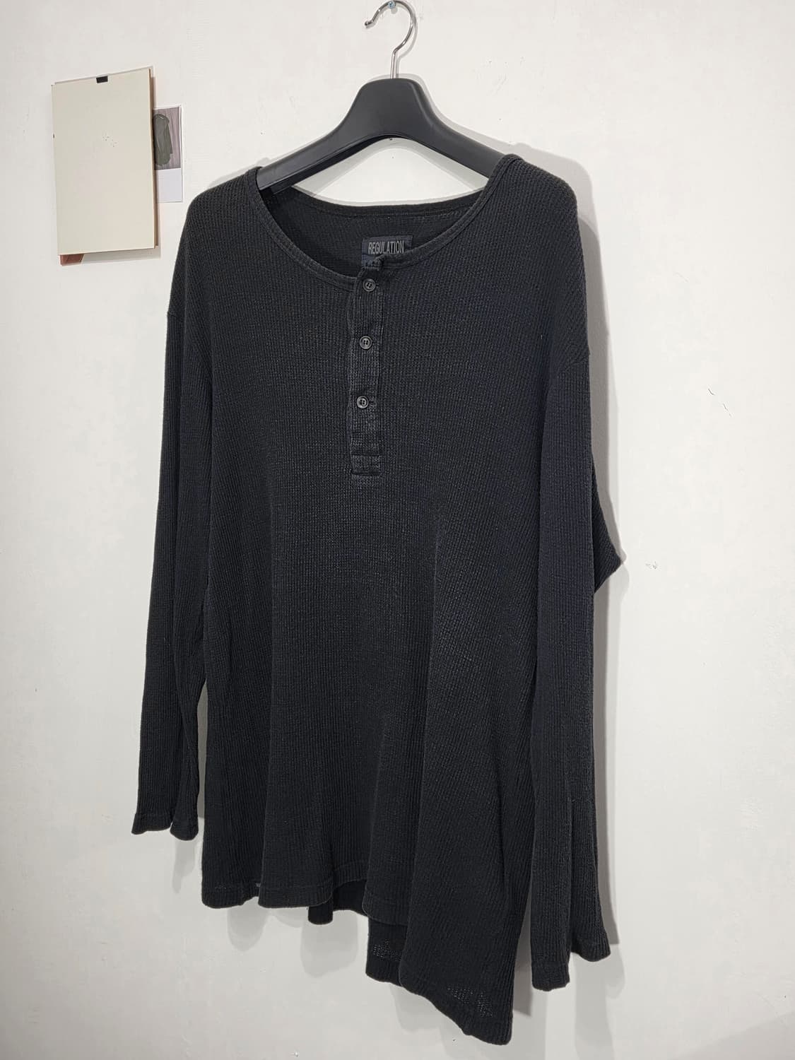 Yohji yamamoto REGULATION wafle sleeve T 상품이미지1