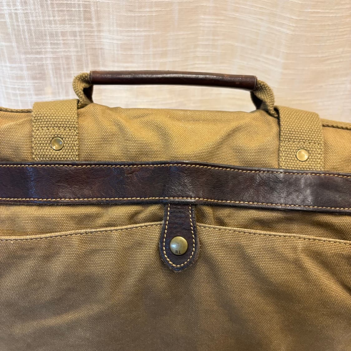 정품 폴로 랄프로렌 캔버스 토트백     상품이미지7