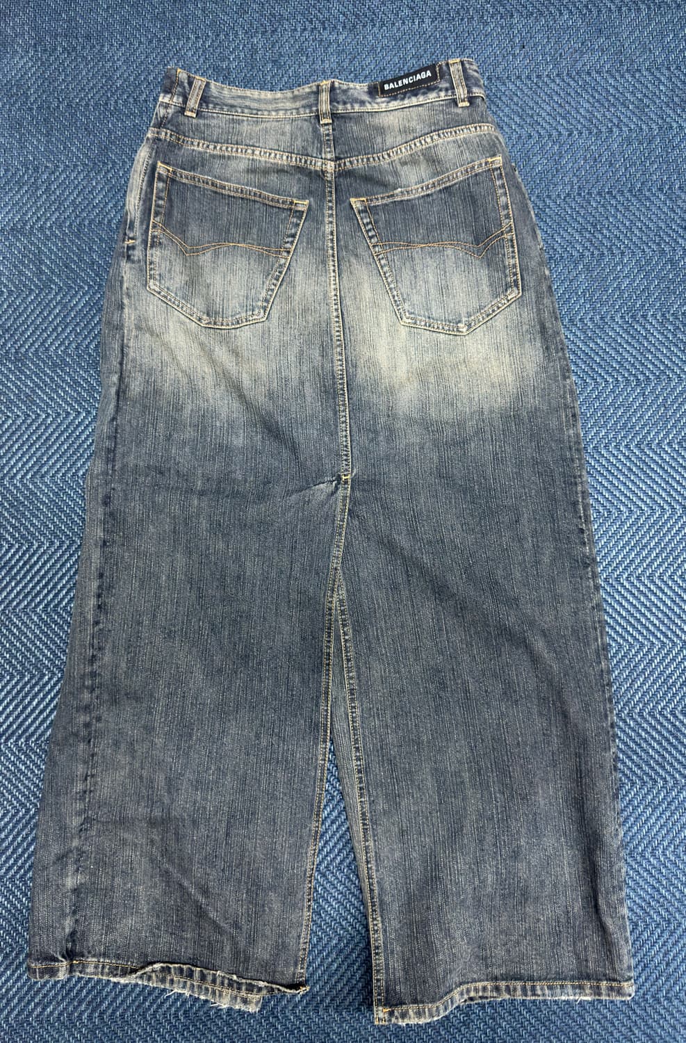 발렌시아가 아프론 하이브리드 데님팬츠 상품이미지2