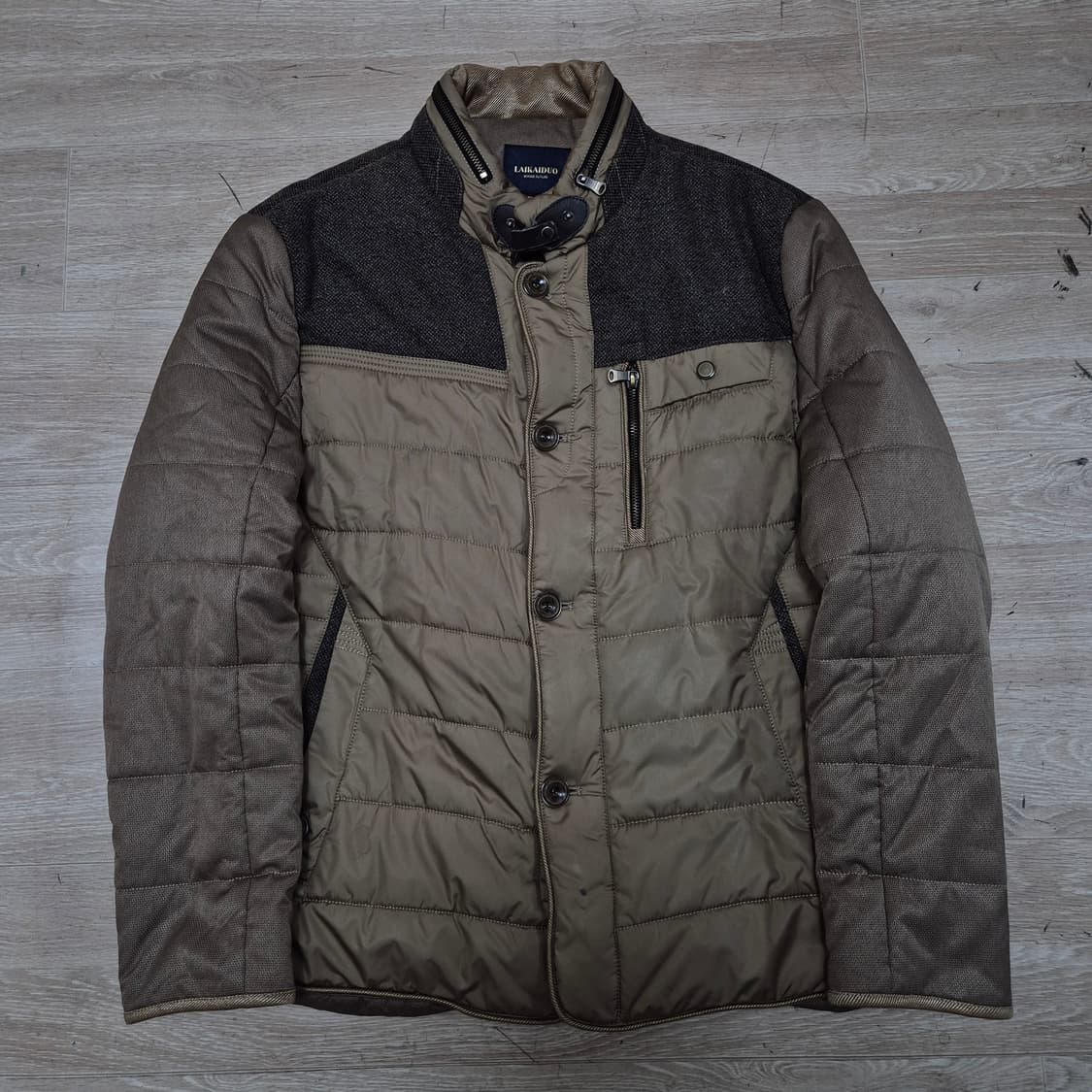 LAIKAIDUO 배색 집업 패딩 코트 XL(105) 상품이미지1