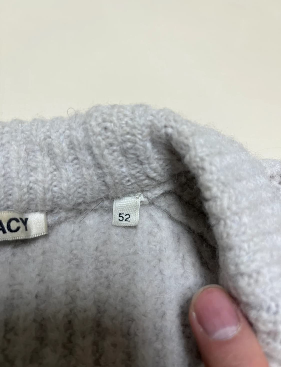 아워레가시 청키 니트 XL 상품이미지3