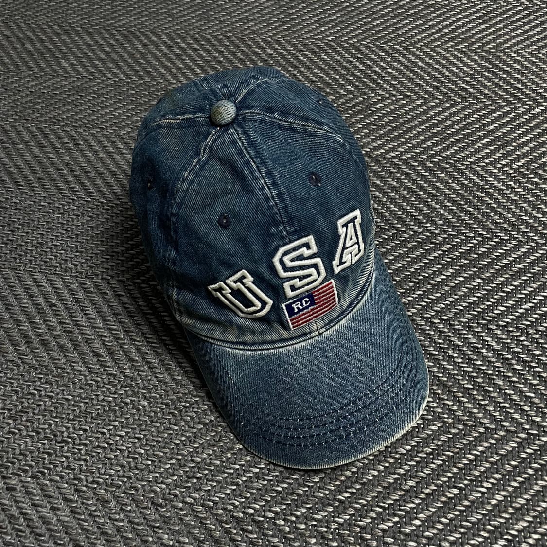 빈티지 USA 성조기 자수로고 패치 데님 볼캡y 5750 상품이미지2