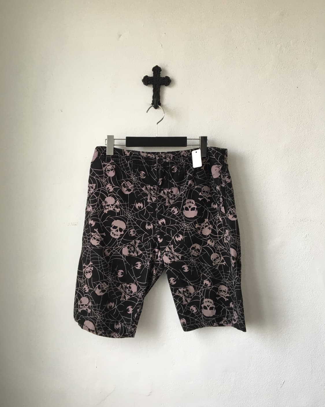 Skull pattern half pants 상품이미지2
