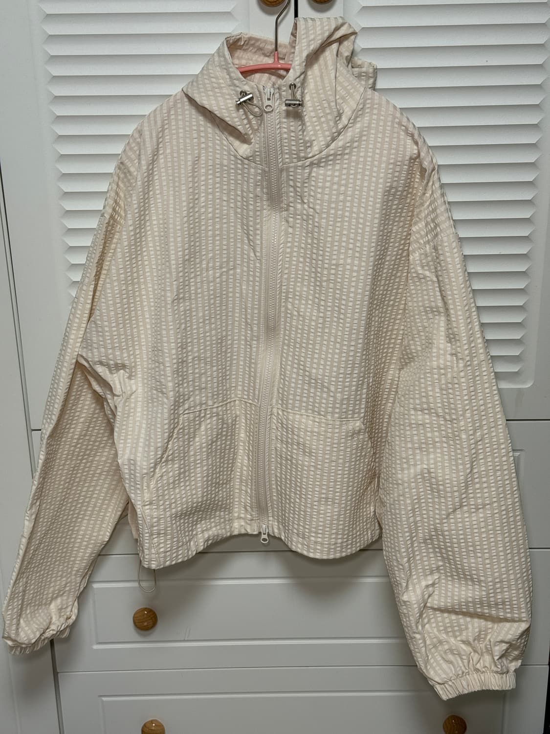 남녀공용 아이보리 바람막이 상품이미지1