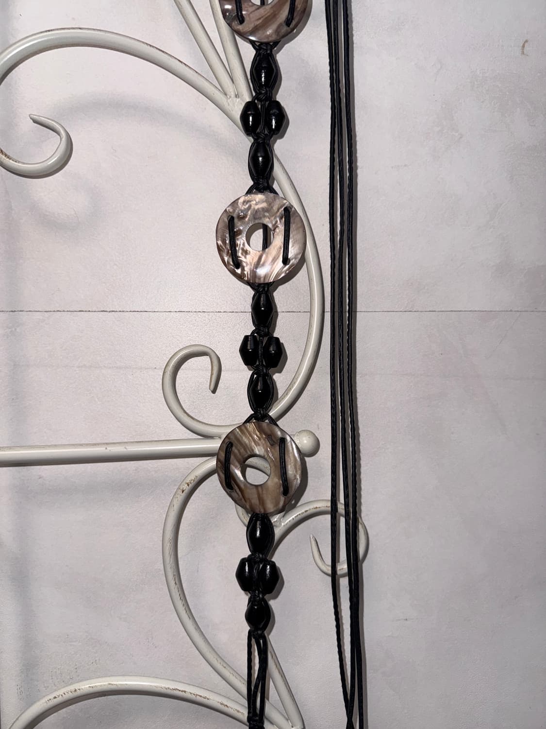 Ethnic marble beads strap belt 상품이미지7