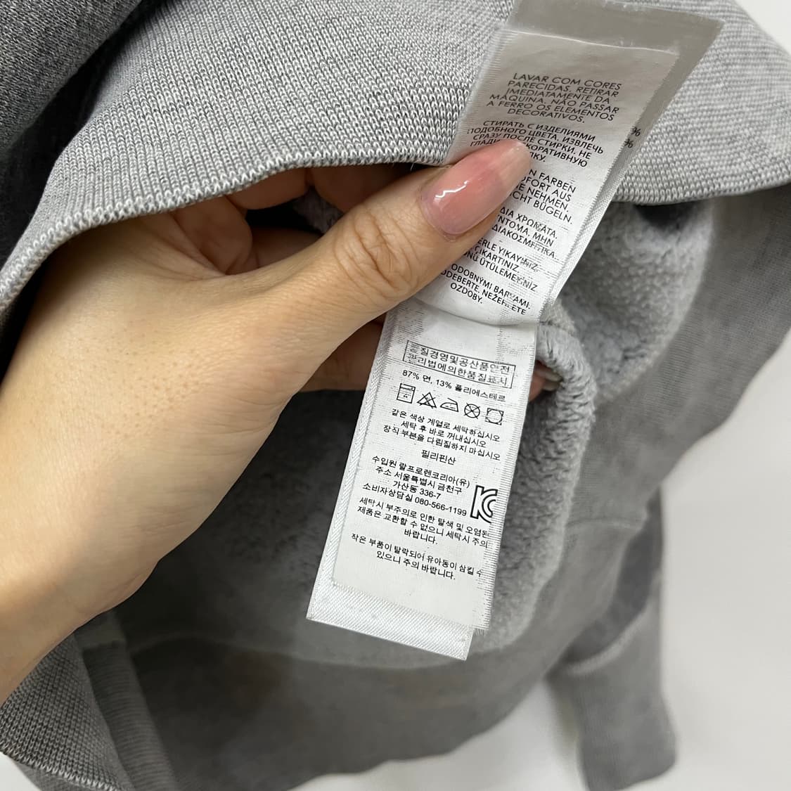 폴로 랄프로렌 엠브로이드 그레이 맨투맨 상품이미지6