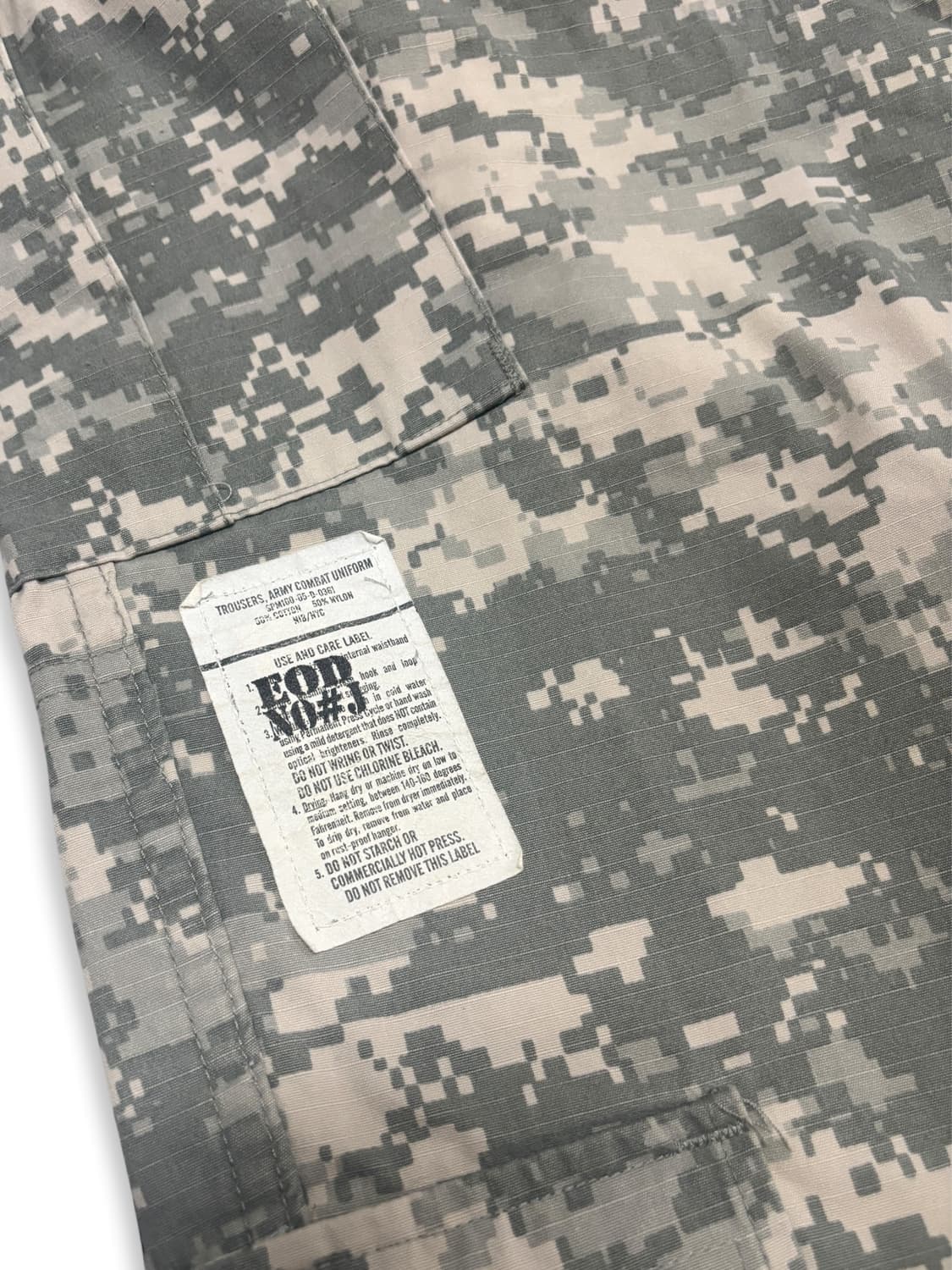 오지리널 ACU 카모 와이드핏 버뮤다 (립스탑) 상품이미지5