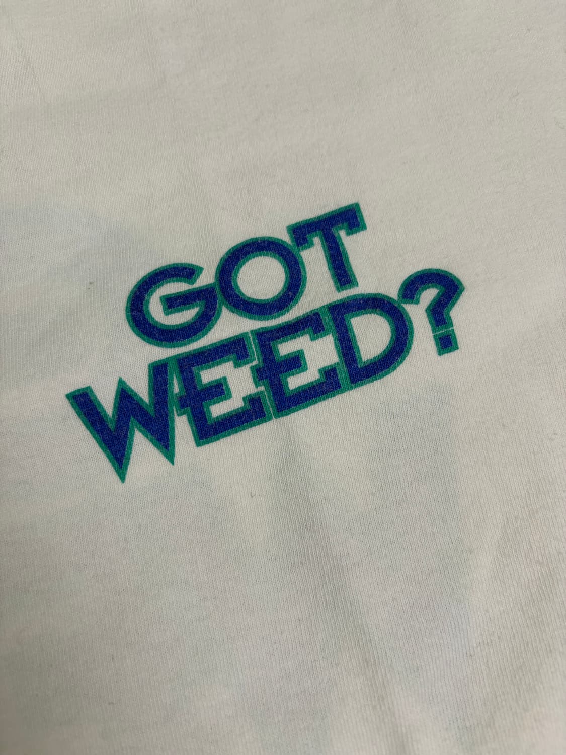 90s Weed Tee (white) 상품이미지5
