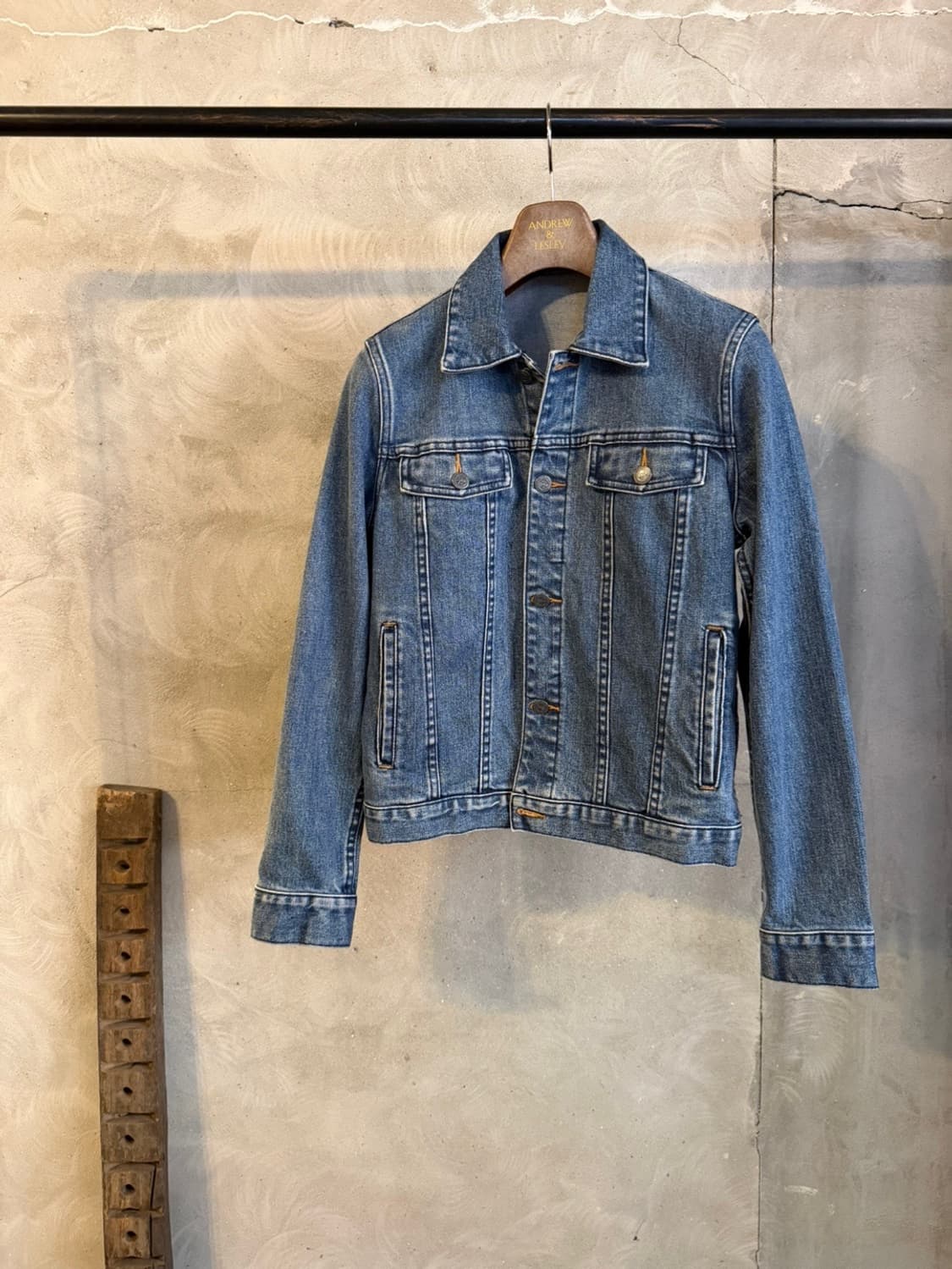 아페쎄 데님 트러커 자켓 66~77 상품이미지1