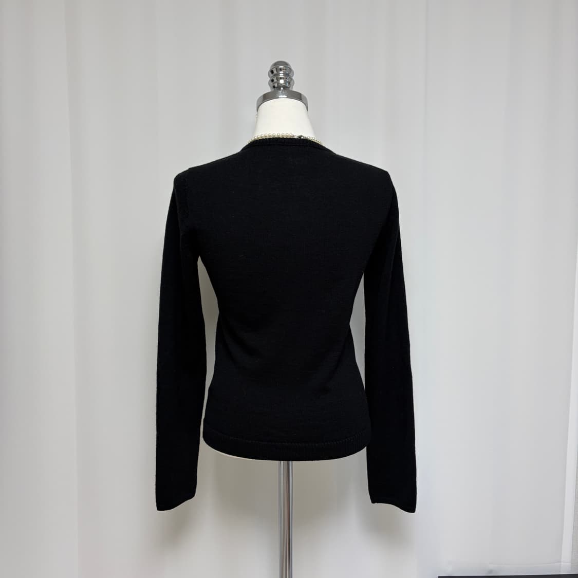 버버리 런던 울 가디건 블랙 상품이미지8