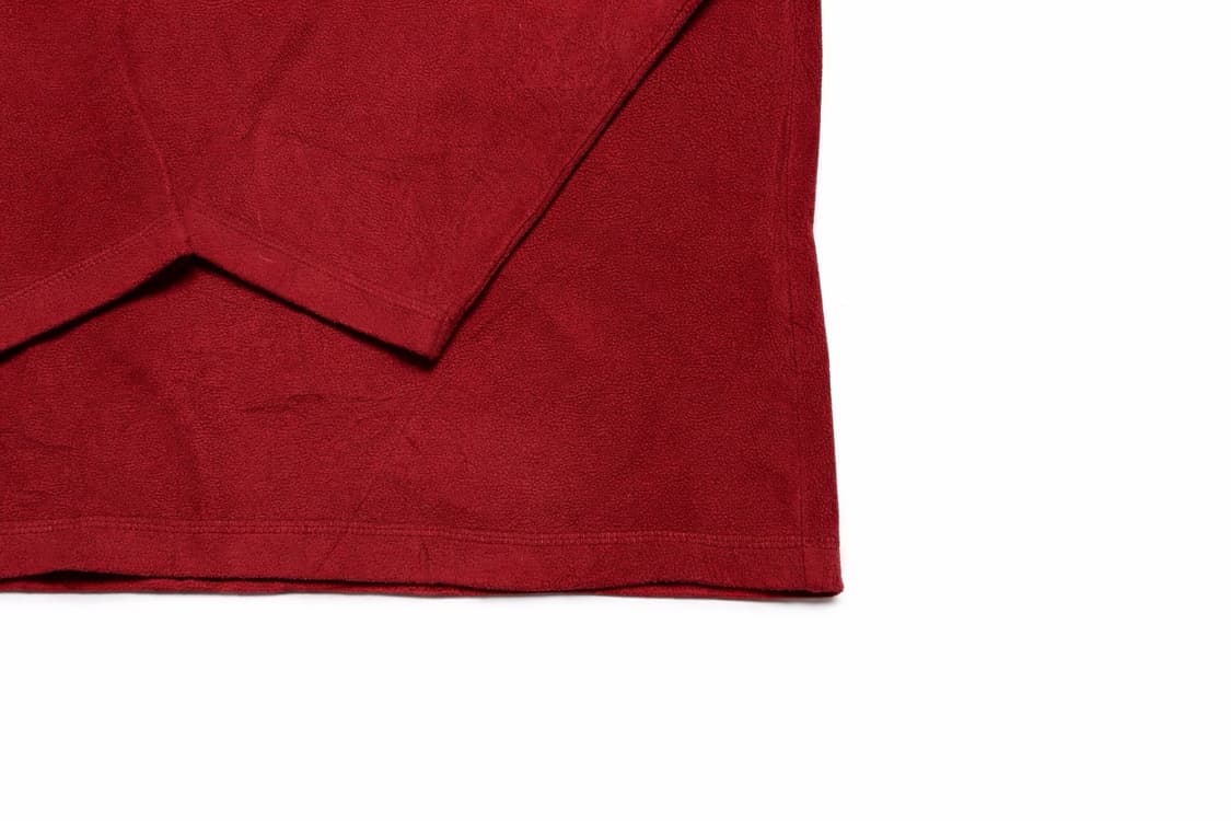 JPN 00s 일본 빈티지 y2k 레트로 유니클로 버건디 하프집업 플리스 상품이미지5