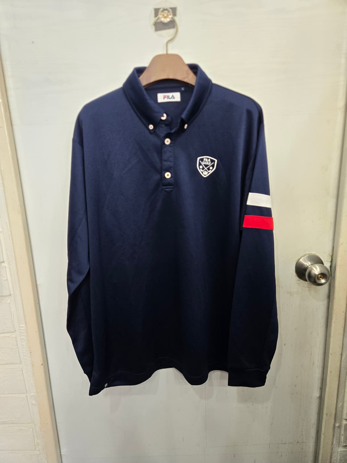 3L사이즈 )) FILA GOLF 휠라 골프 카라 긴팔티셔츠! 상품이미지1