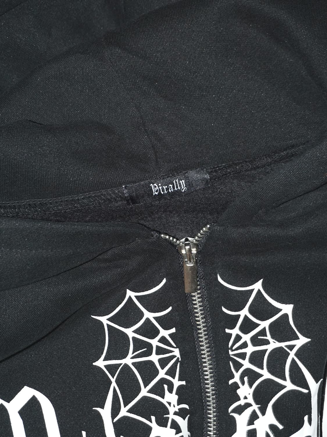 (dirallg) web lettering zip-up hood  상품이미지7