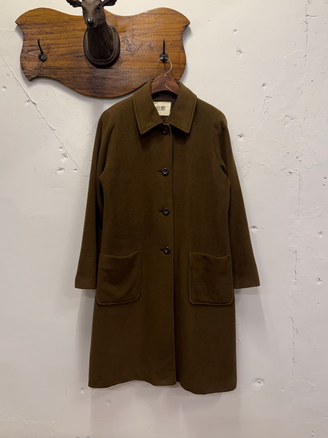 66) Japan Cashmere Blend Balmacaan Coat 상품이미지2