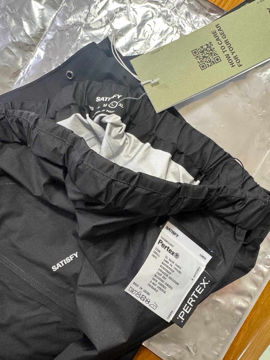 새티스파이 퍼텍스 레인팬츠 상품이미지2