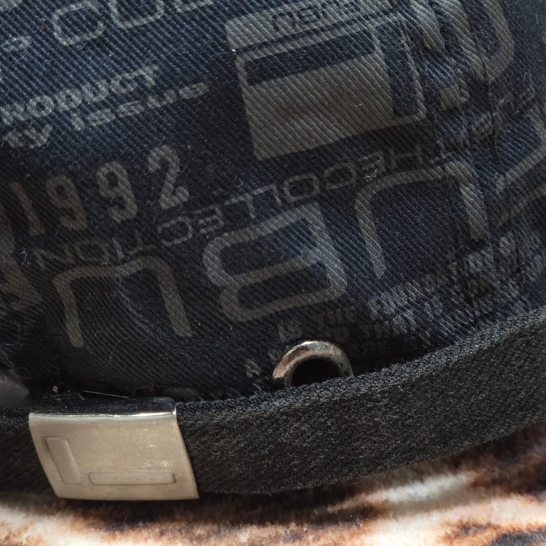 후부 스트라이프 패턴 볼캡 상품이미지4