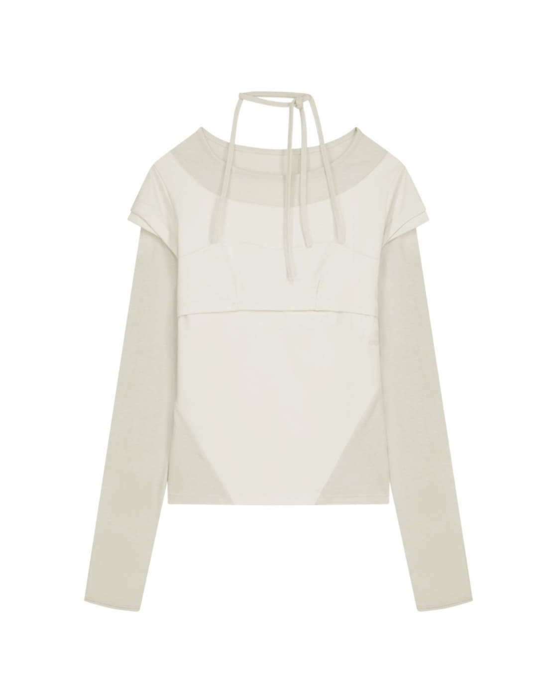 오호스 Halter Strap Long Sleeve / Ivory (3) 상품이미지1
