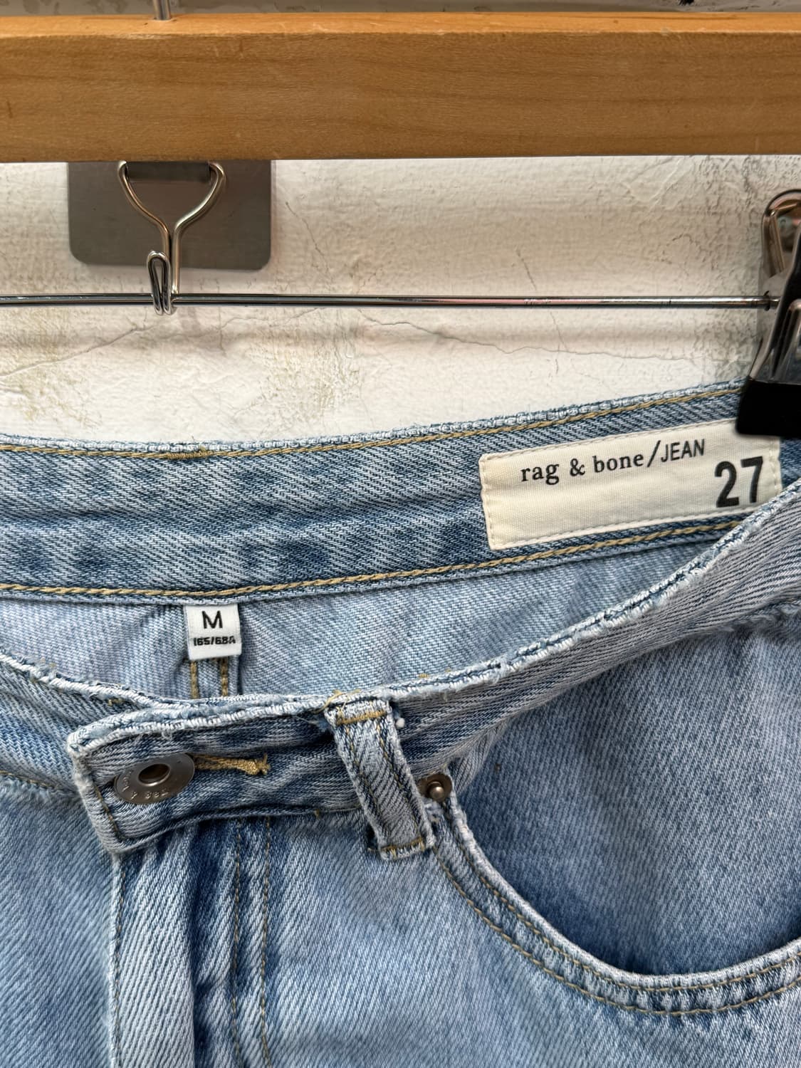 Rag&bone 하이라이즈 커티드 데님 진 여성 27 상품이미지3