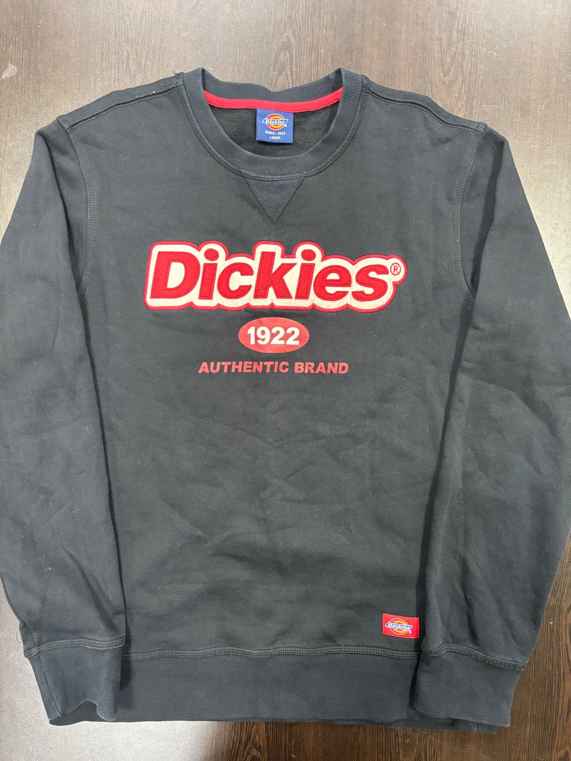 디키즈 블랙 맨투맨 티셔츠 상품이미지1