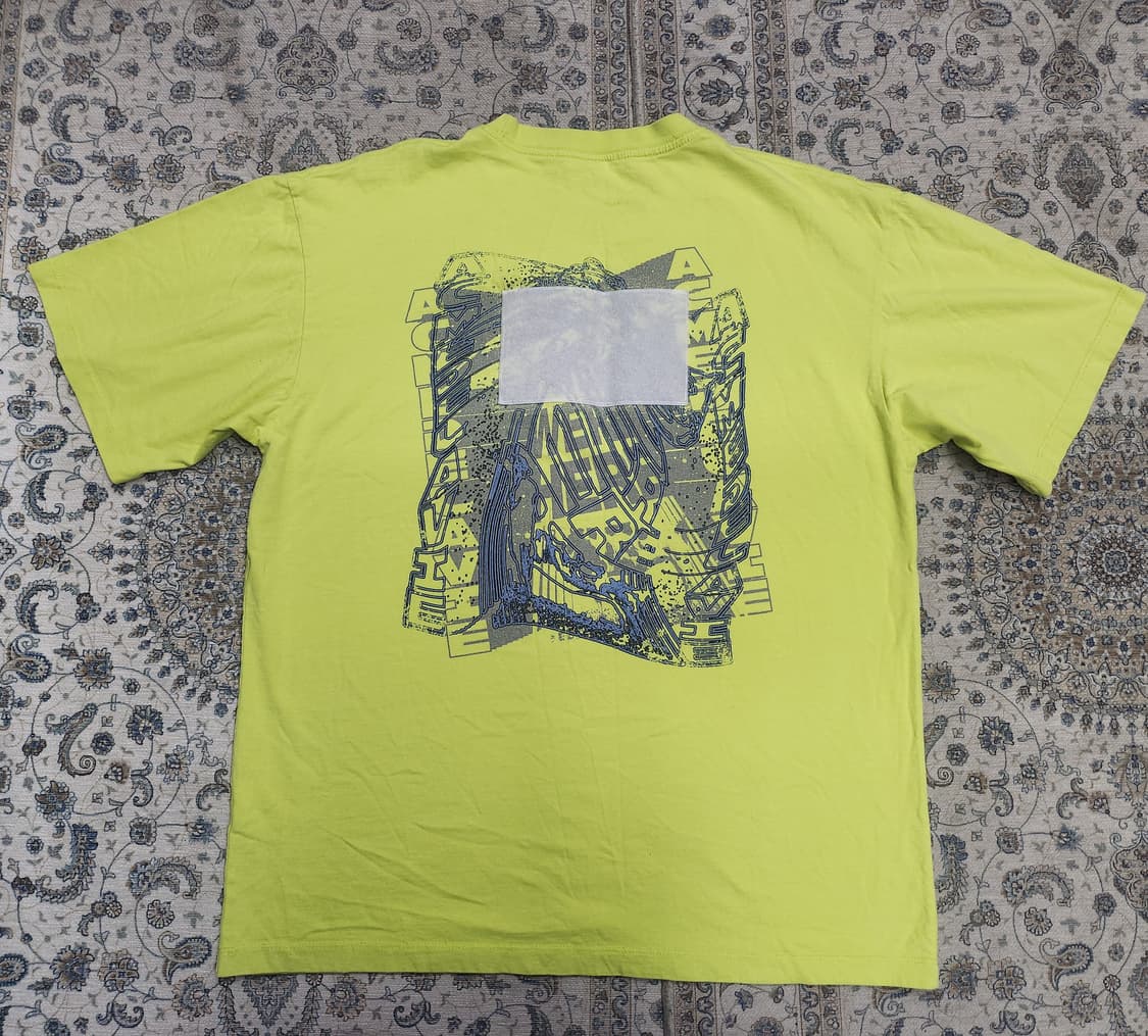 아크메드라비 라임 프린팅 반팔티 2사이즈 (103-107) 상품이미지2