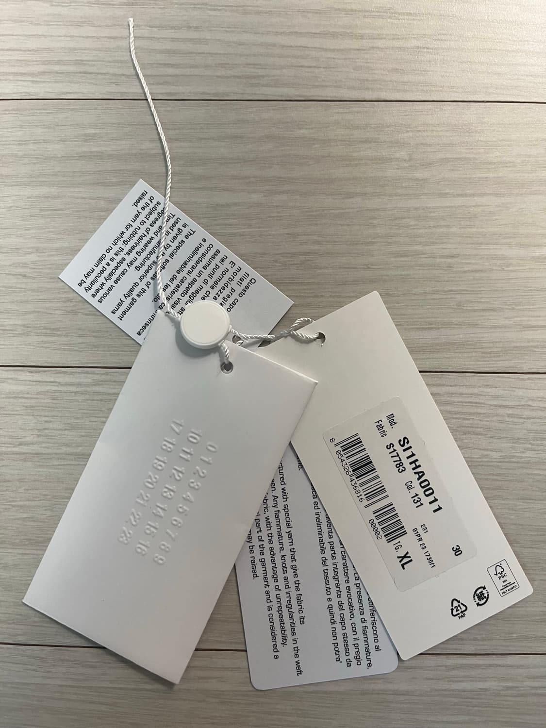 XL 마르지엘라 캐시미어100%가디건  상품이미지5