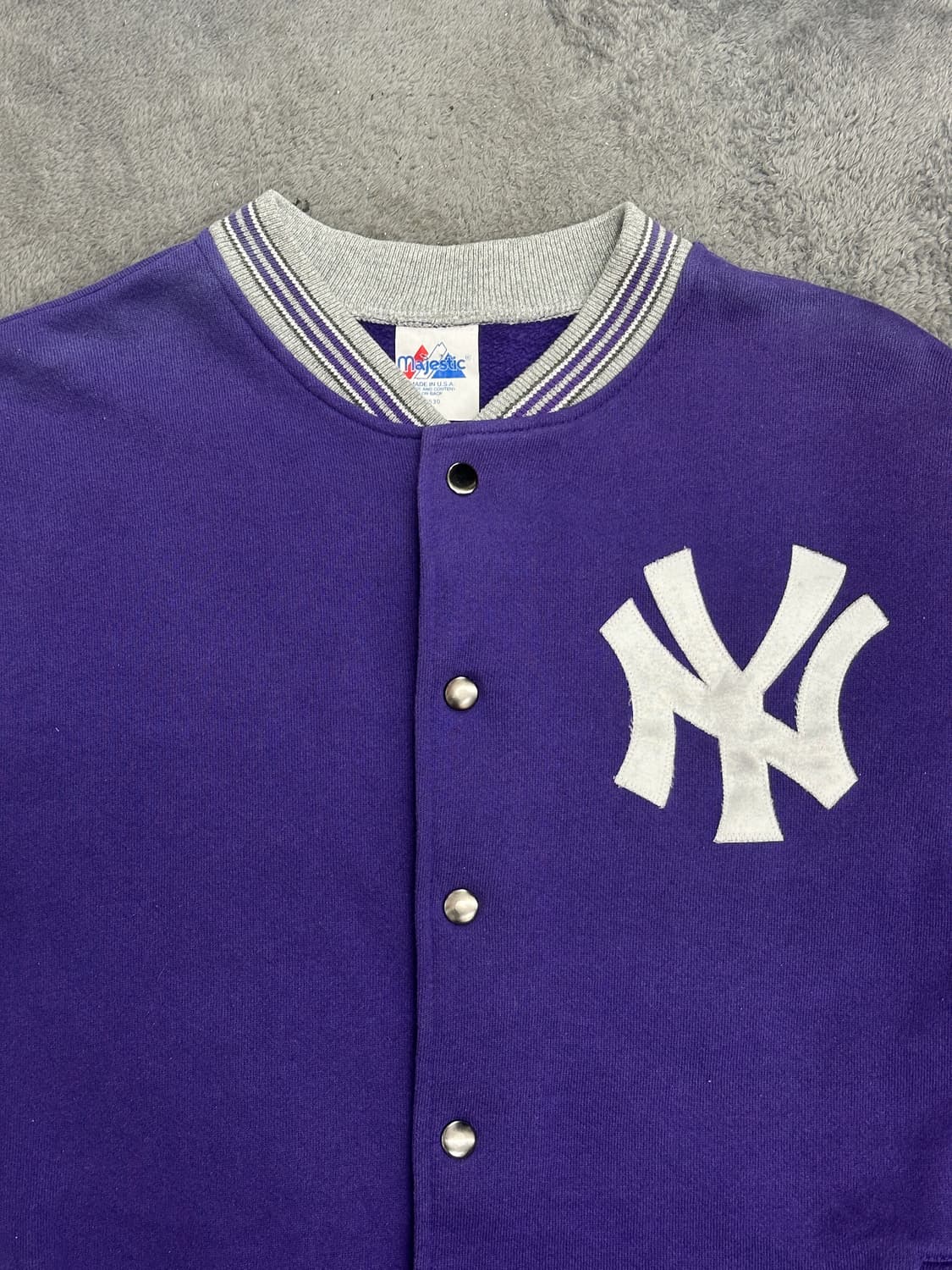 90s 마제스틱 NY 바시티 자켓 L 상품이미지3