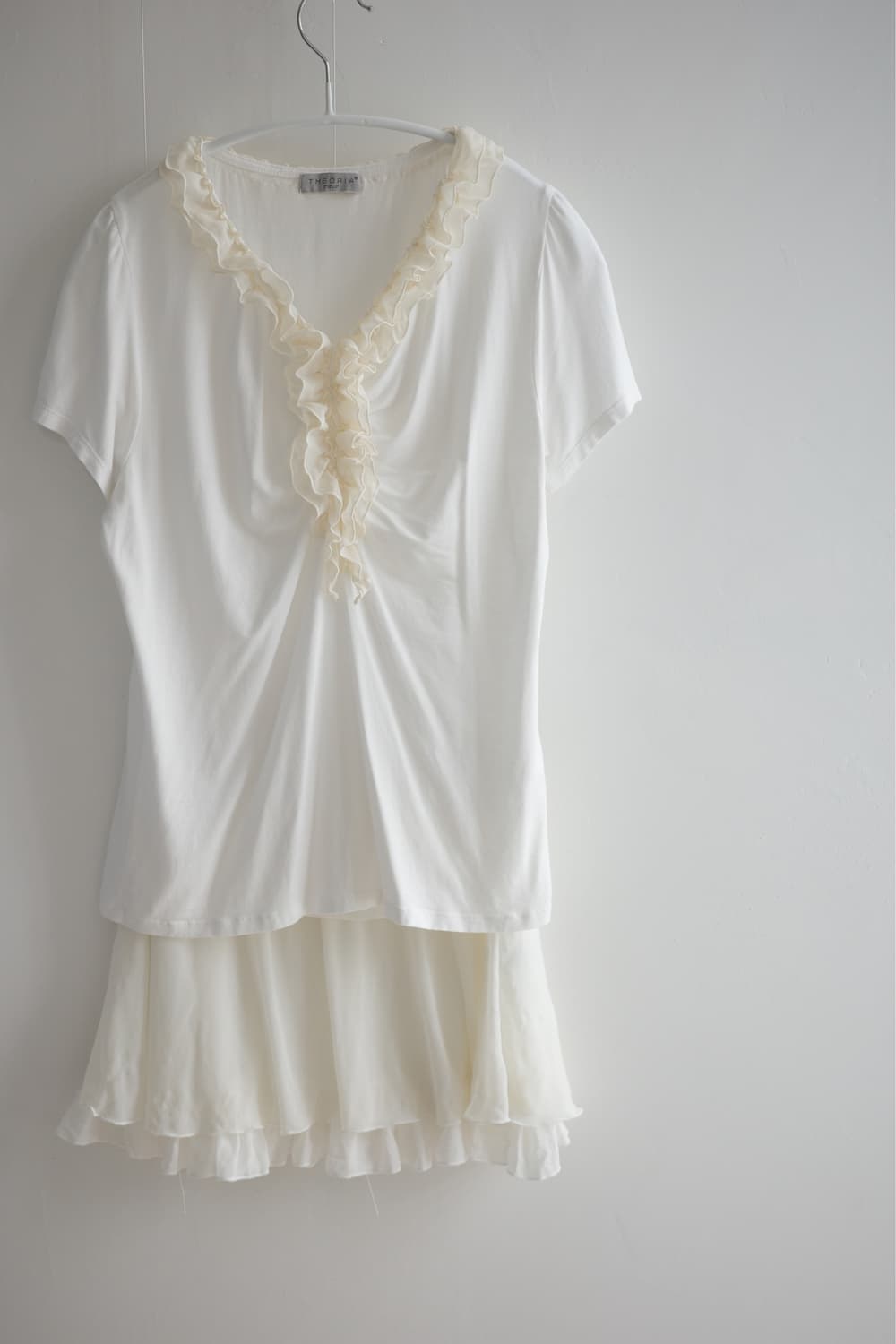 Layered ivory skirt 상품이미지4