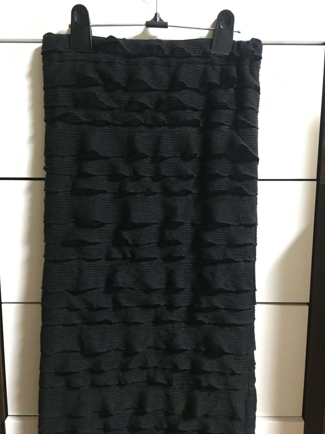 GRL 니트 프릴 롱스커트 상품이미지2