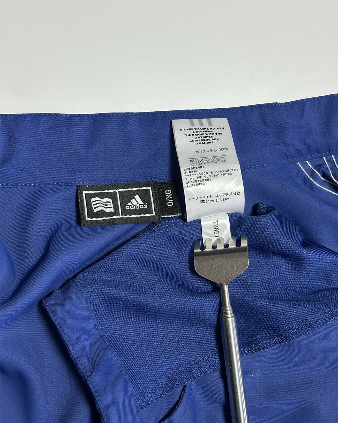 아디다스 집업 베스트 블루 상품이미지3