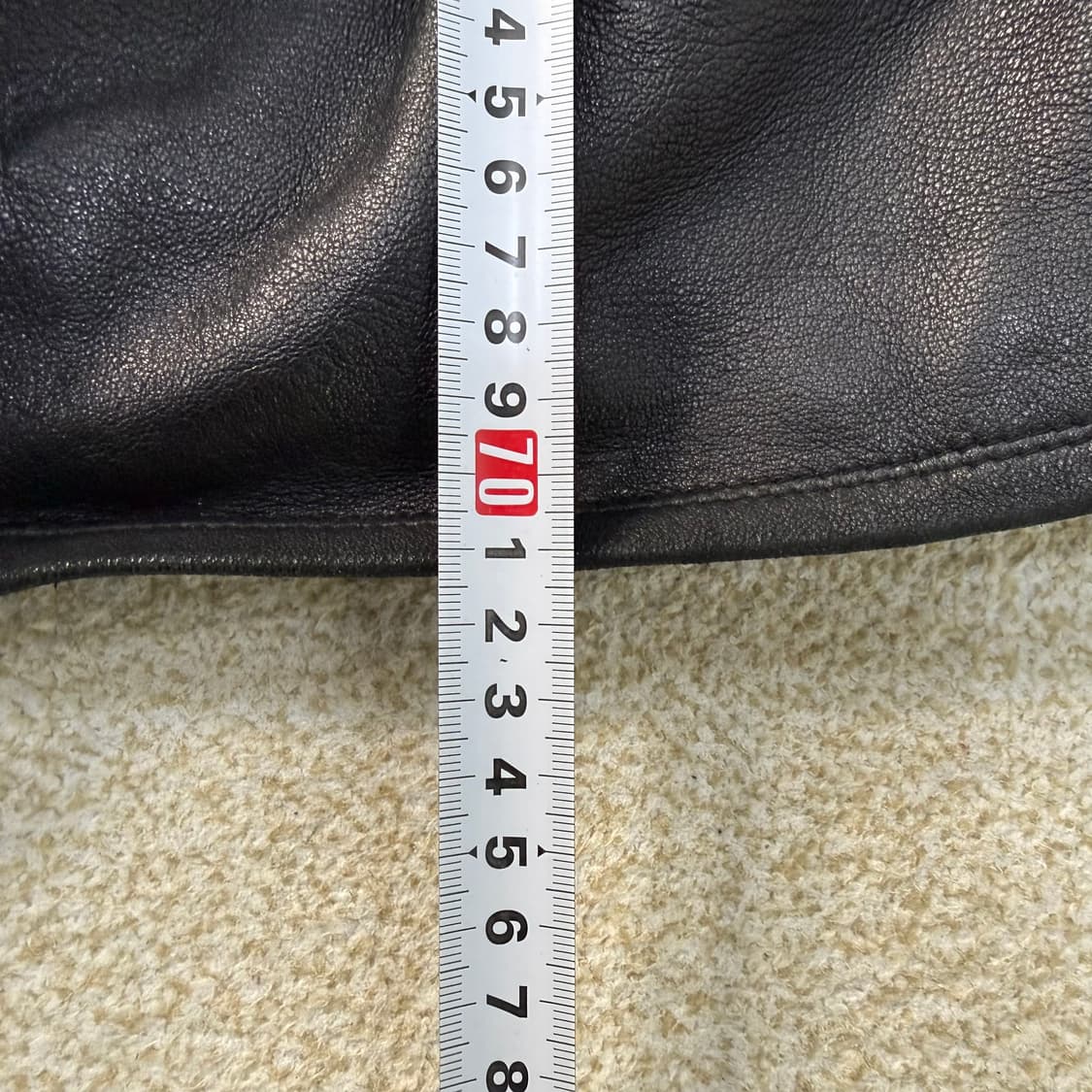 100 UCLA 빈티지 싱글 레더 자켓 0123T1 상품이미지6