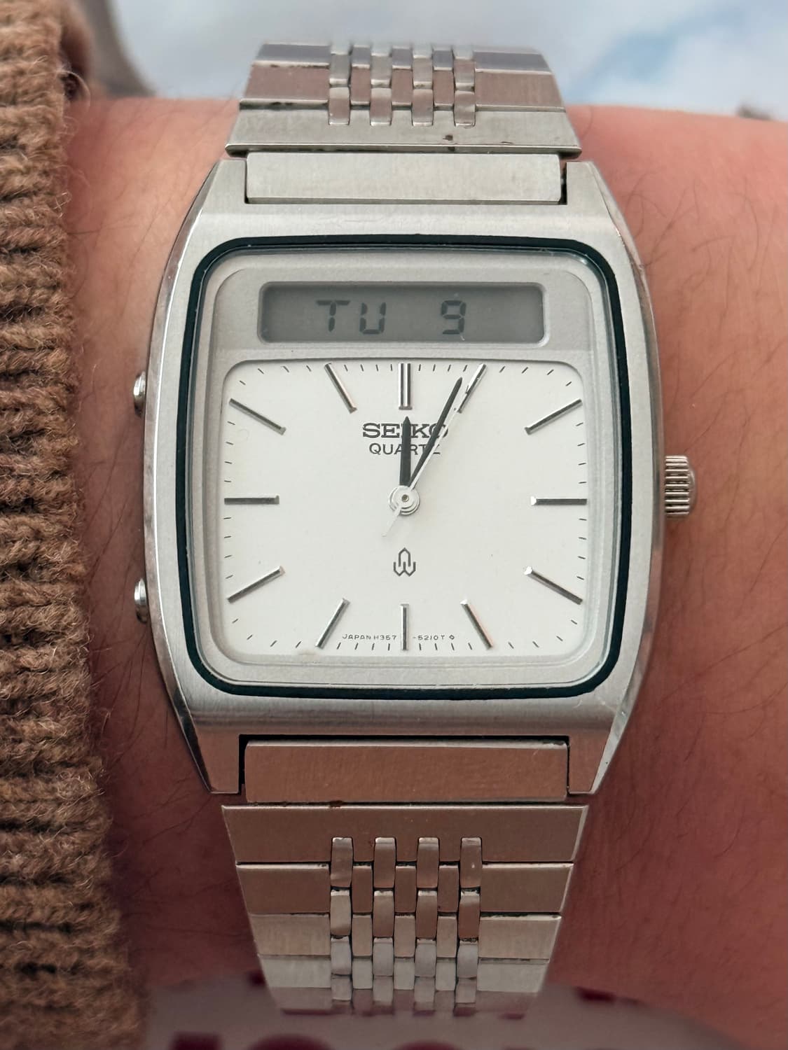 Seiko 세이코 쿼츠 아나디지 알람 크로노그래프 007 상품이미지10