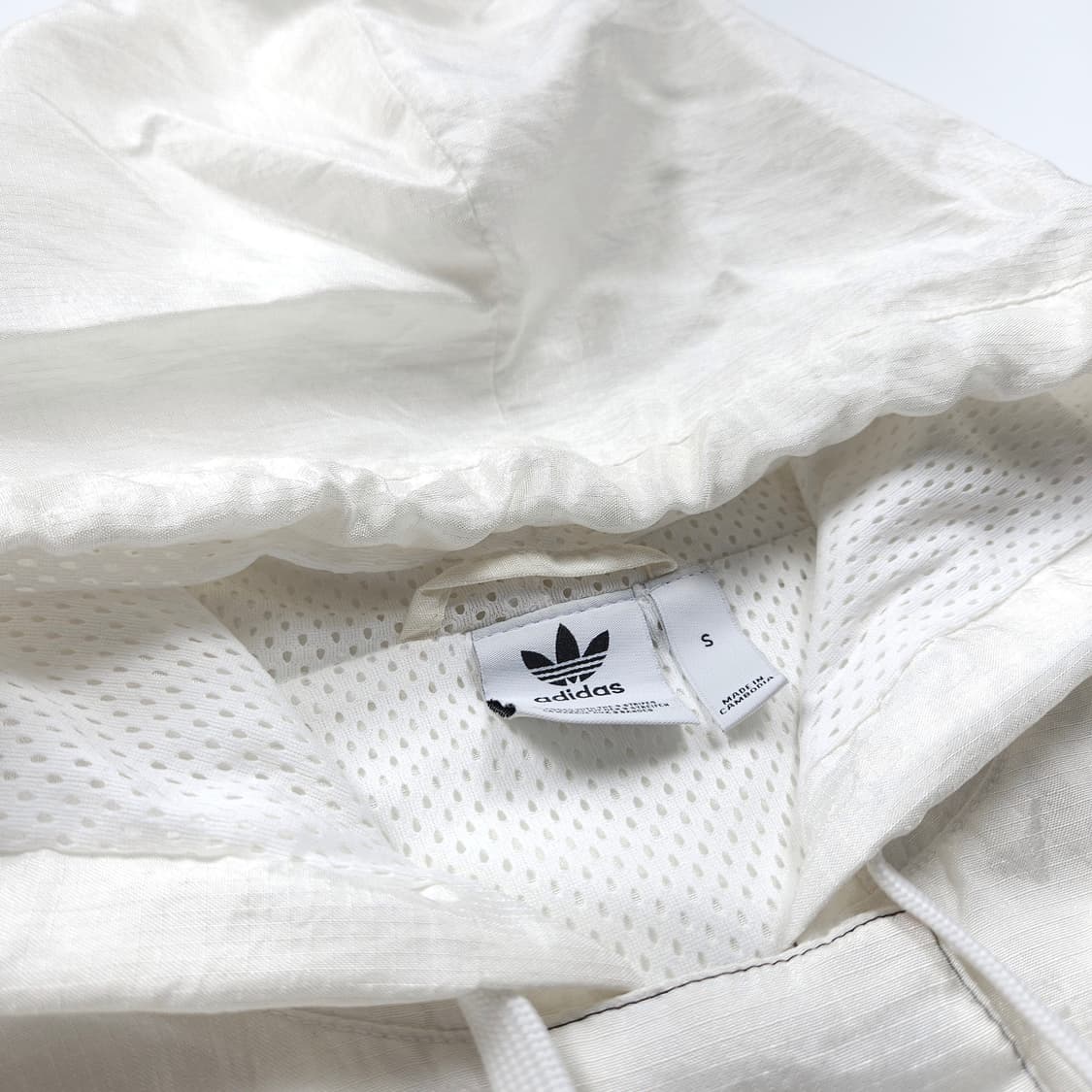 아디다스 빅로고 나일론 우븐 크롭 트랙 자켓 (90) 상품이미지5