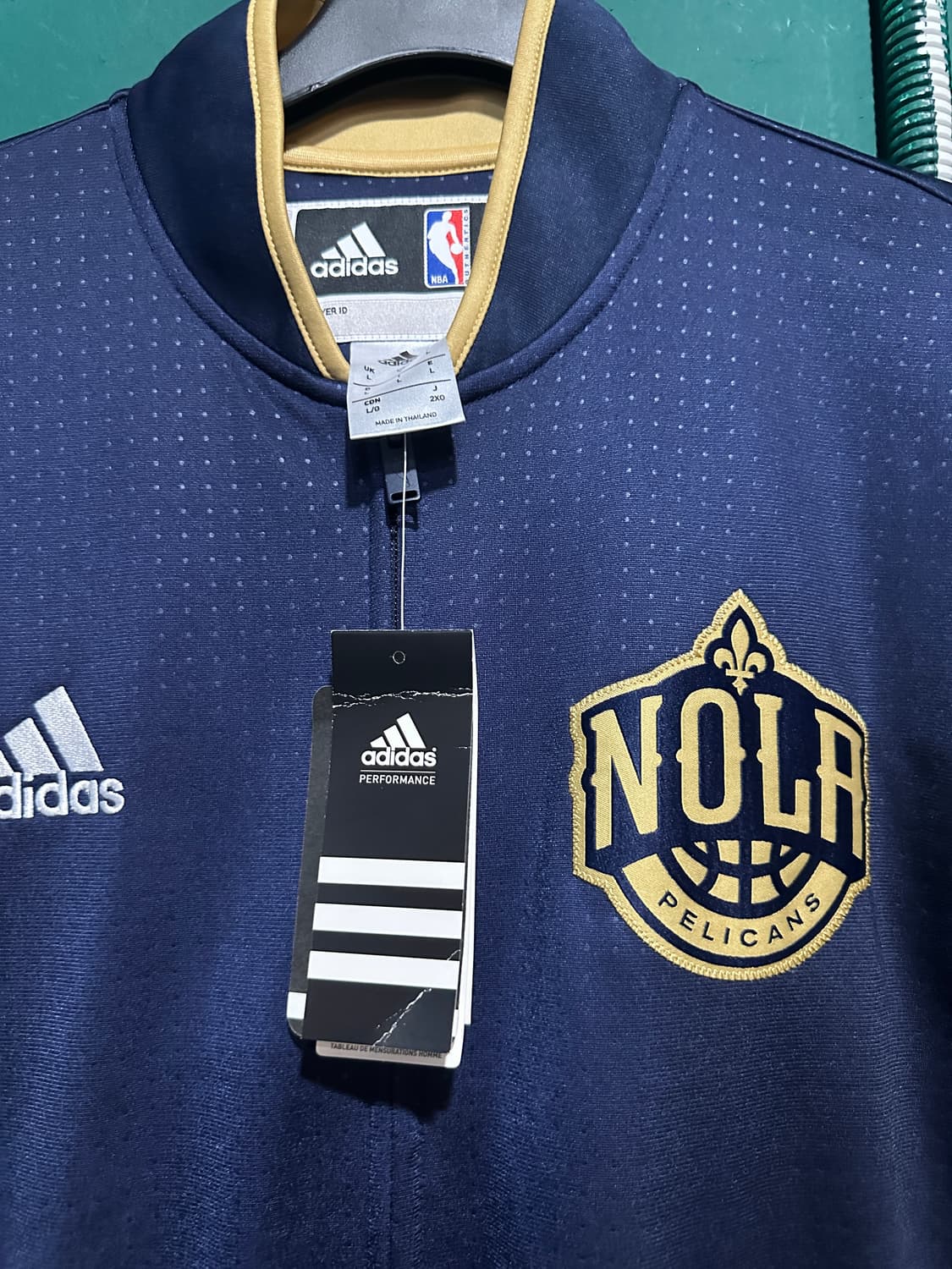 아디다스 NBA 펠리컨스 트랙탑져지L 상품이미지3