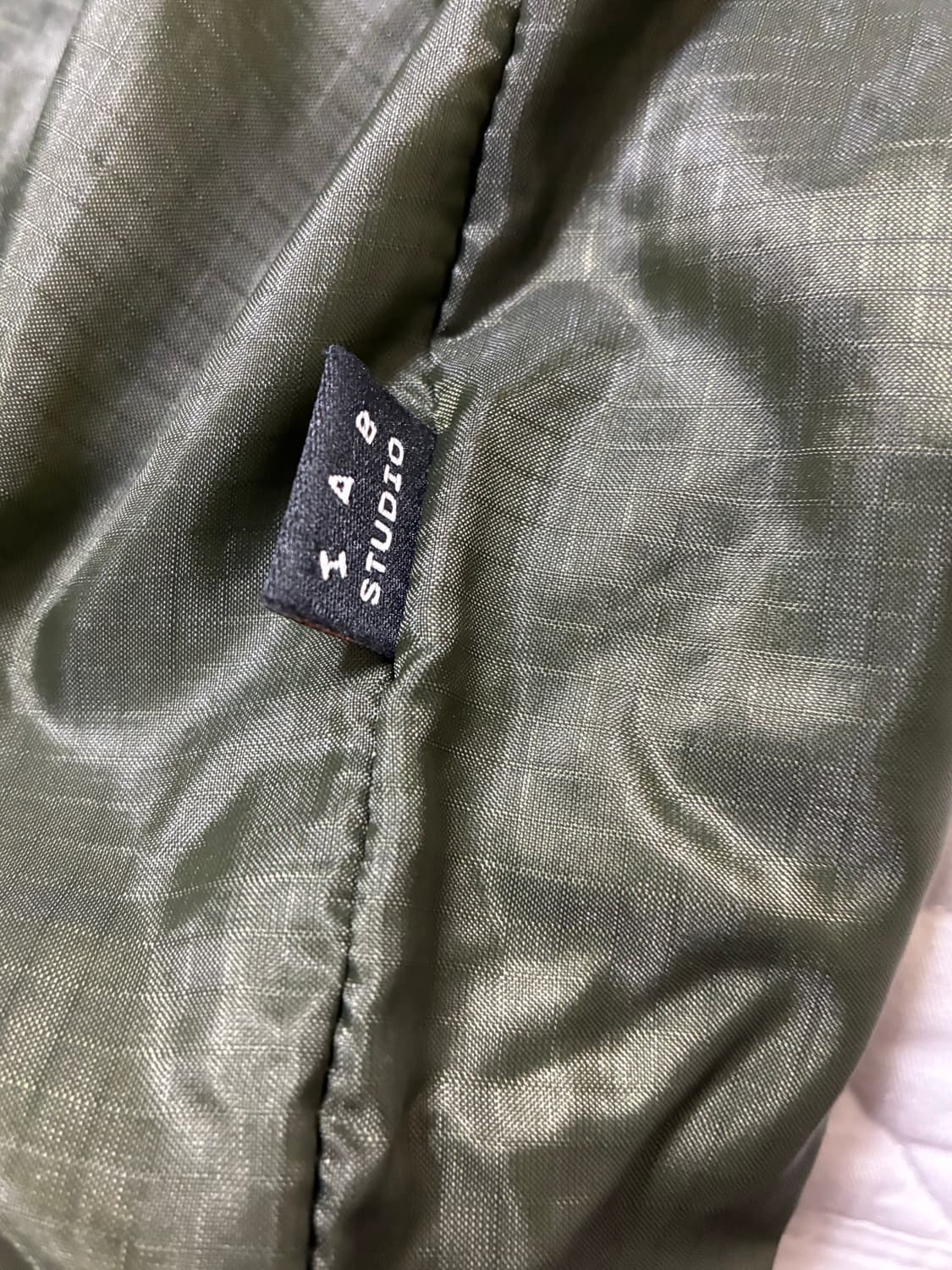 아이앱 스튜디오 립스탑 윈드 자켓 딥 그린 상품이미지6