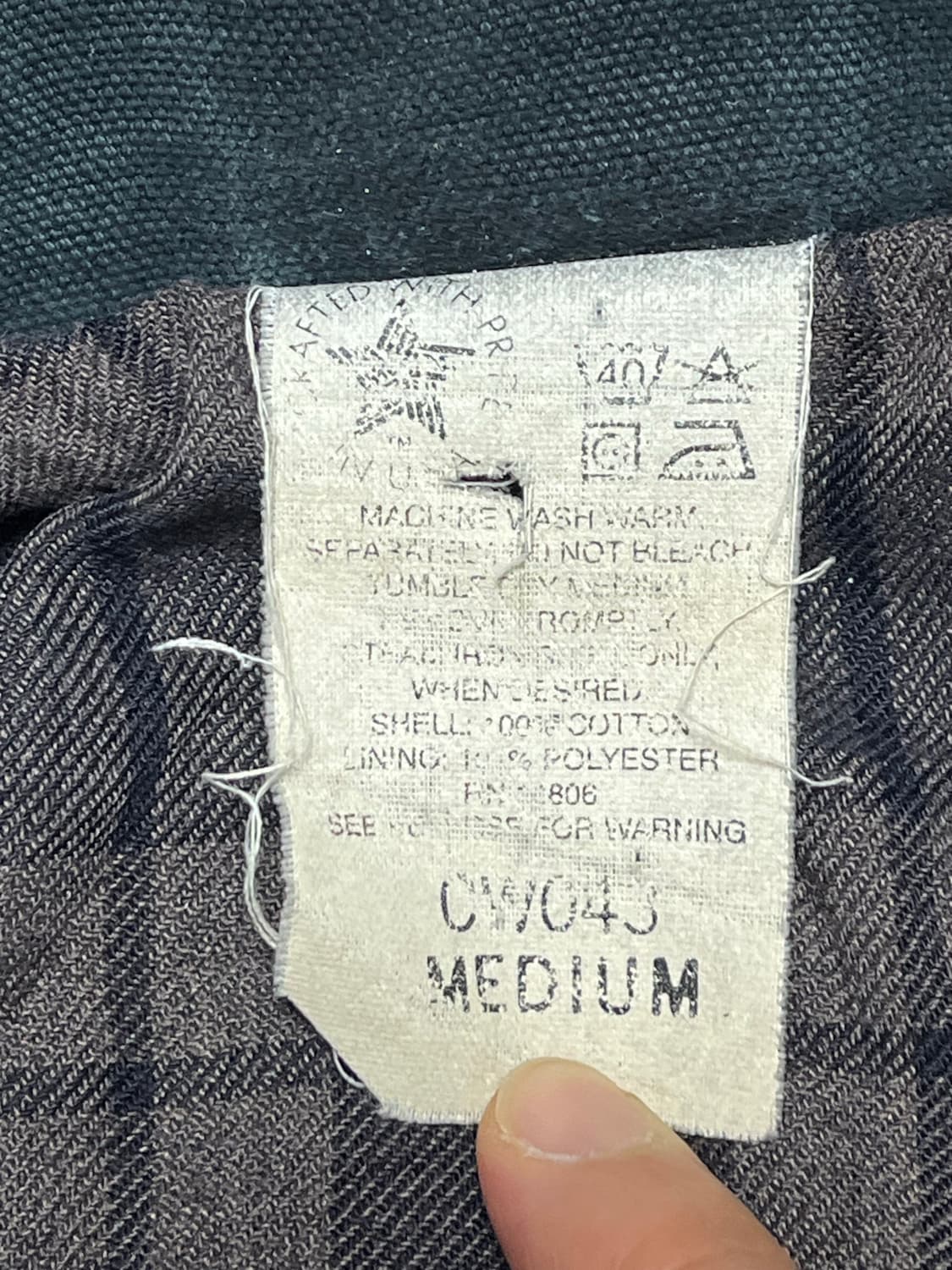 칼하트 워크자켓 M 상품이미지10