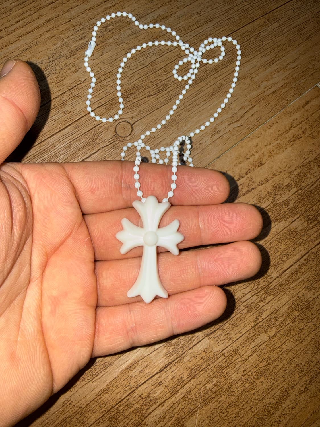 크롬하츠 실리콘 아오야마 목걸이 화이트 상품이미지2