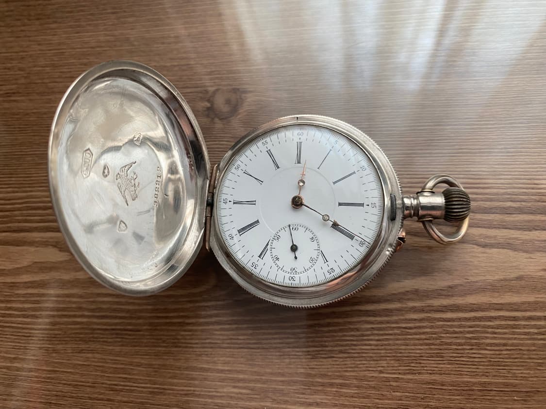 브륄 프레레스(Bruhl Freres) 회중시계 빈티지 시계 판매합니다. 상품이미지5