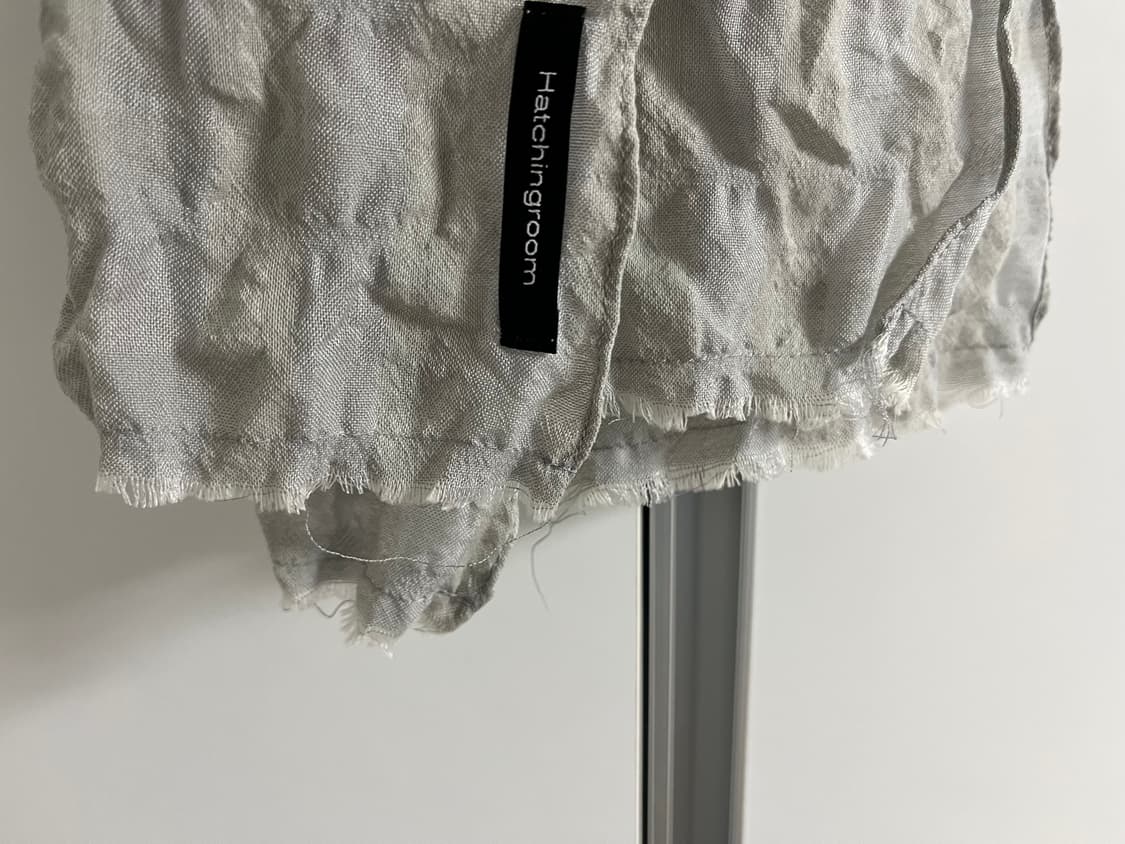 해칭룸 hatchingroom crinkle scarf grey 상품이미지4